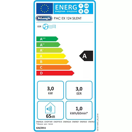 Climatiseur Delonghi Pinguino PAC EX 124 ECO SILENT